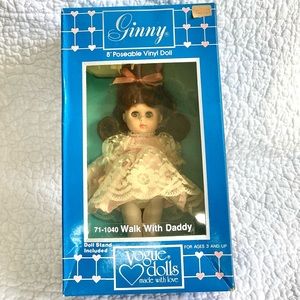 Vintage nwt walk with daddy Ginny doll